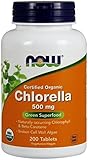NOW Foods Organic Chlorella 500mg  200 Tablets