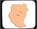 Mouse Pad with map, sudan, africa