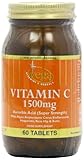 Vega 1500mg Vitamin C (Ascorbic Acid) Super Strength - Pack of 60 Tablets