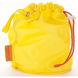Yellow Large GoKnit Pouch Project Bag w/ Loop & Drawstrings