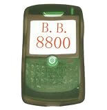 Rim BlackBerry 8800 PDA Smart Phone Premium Translucent Smoke Silicone Skin Protective Case Cover