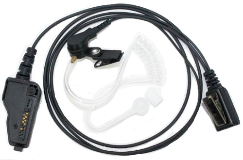 Zhsupershop FBI Style Covert Acoustic Tube Headset / Earpiece for Kenwood Radio NX-200 TK-285 TK-490 TK2212 TKR-830 Multi-pin Jack
