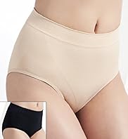 2 Pack Light Control Santoni Seam free High Leg Knickers
