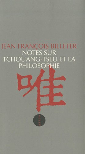 Allia Notes sur Tchouang-tseu et la philosophie