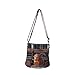 Squirrel Aztec Tribal Crossbody Woven Fabric Bag