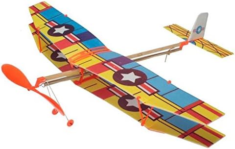 Model Building Kits - NEW Educational DIY Assembly Airplane Aircraft Launched Powered By Rubber Kids