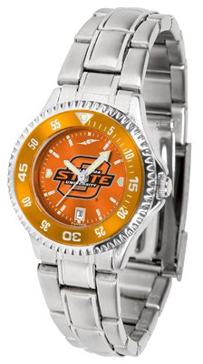 Oklahoma State Cowboys OSU NCAA Womens Steel Anochrome Watch