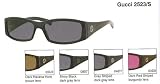 Gucci - Gucci 2523/S Sunglasses(Color-Code=0AD7 - Gray Striped Frame,Dark Gray Lens,Frame Size=56-15-130)