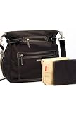 Storksak Black Claire Backpack Diaper Bag