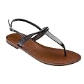 Women's Merona&reg; Erina Thong Sandals - Black Patent