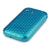 SAMSUNG GALAXY Y S5360 TPU SILIKON H�LLE CASE COVER IN BLAU, QUBITS RETAIL VERPACKUNG