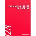 L'analyse du texte de th��tre