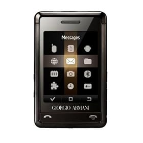 Samsung - SGH-P520 Giorgio Armani - T�l�phone portable - �cran tactile - photo 3.2 Mpix - audio & video - Noir
