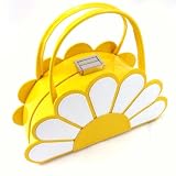 Coffret &agrave; Bijoux "Marguerite" Jaune Vernis