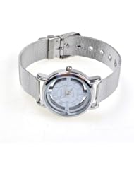 SODIAL(R) NEW Water Resistant Steel Rotary Dial Quartz Wrist Watch for Women