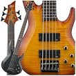 ESP LTD B155FM 5-String Electric Bass (See Thru Black)