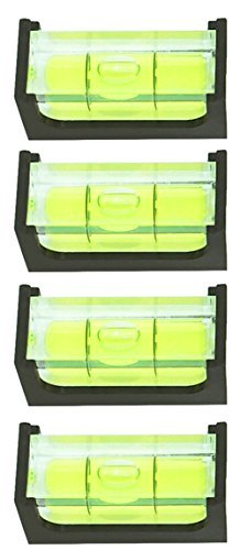 4 x Large Block High Visibility Magnetic Bubble Spirit Level ideal for Tripod Magnet Desmond