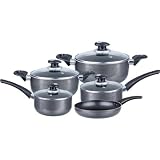 9-Piece Aluminum Cookware Set Case Pack 4