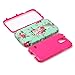 S5 Case, Samsung Galaxy S5 Case - CAISEDO(TM) Flowers Pattern Hybrid High Impact Soft TPU + Hard PC Case Cover for Samsung Galaxy S5/ i9600/ Galaxy SV / Galaxy S V (2014) with Stylus,Screen Protector.[C242B1]Rose