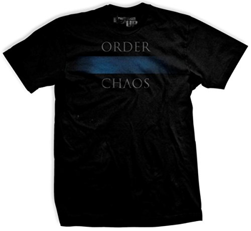 Chaos and Order/ Sheepdog T-shirt from Ranger up for Law Enforcement 2X-Large black