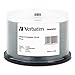 Verbatim 94904 CD-R Discs, Printable, 700MB/80min, 52x, Spindle, White, 50/Pack