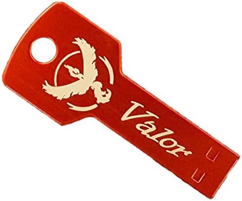 Team Valor Emblem 8 GB Gigabytes USB Flash Stick Drive Key-shaped - Pokemon Go Inspired