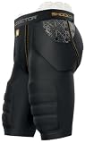 Shock Doctor Men's CrushTech 3+2 EXT Hip Football Short