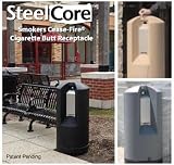 Steelcore Smoker'S Receptacle Black by JUSTRITE MFG CO