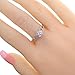 Psiroy Women's 925 Sterling Silver 1cttw Pink Topaz Filled Ring