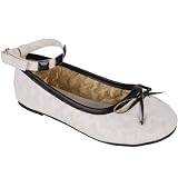 China Doll Girl's (Toddler/Little Kid) Audrey Synthetic Leather Ballerina Style Shoes