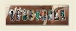 Wood Scrapbook Photo Frame ~ Football ~ 8 inch by 24 inch ~ code 406