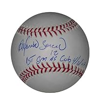 Autographed Alfonso Soriano MLB Baseball Inscribed Go Cubs (MLB Authenticated)