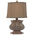 Hexagonal Pot Lamp - Black/ Gold