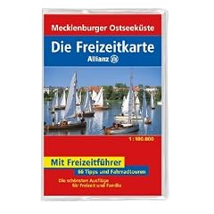 Die Freizeitkarte Allianz Mecklenburger Ostseek�ste 1:100.000: 66 Tipps und Fahrradtouren. Die sch�nsten Ausfl�ge f�r Freizeit und Familie