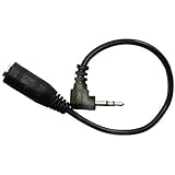 Teagas 2.5mm Male to 3.5mm Female Stereo Audio Jack Adapter Cable Black