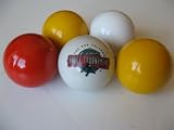Gift Pack of 5 Bocce Pallinas (Any Color) with sublimated logo FREE SHIPPING