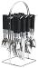 Kitchen & Housewares : Prime Pacific Trading Flatware Set wiht Black Handles, 24 Pieces