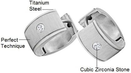 Titanium Stainless Steel Lady's Charming Stud Earring with a Gift Box and a FREE Small Gift