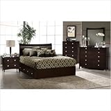 Bundle-90 Tiburon Bentwood Storage Bedroom Set Size: Queen