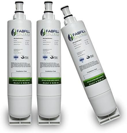 Whirlpool 4396508 KitchenAid Maytag Side-by-Side Compatible Refrigerator Water Filter, (3 Pack) By Fabfill