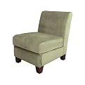 Nora Velvet Armless Chair - Sage