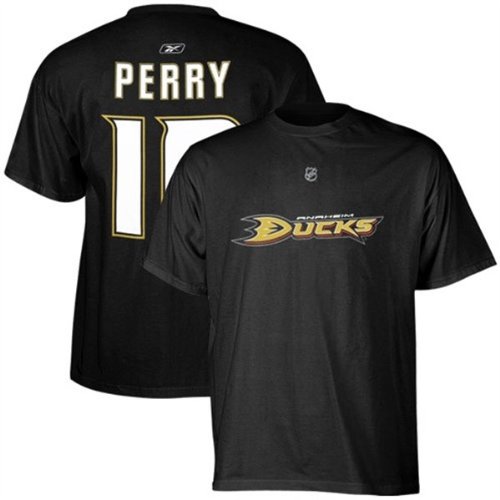Reebok Anaheim Ducks Corey Perry Player Name & Number T-Shirt Medium