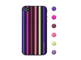 id America iPhone4S,iPhone4用 3D保護シール Cushi Stripe JazzPurpul csi407PUR id America iPhone4S,iPhone4用 3D保護シール Cushi Stripe JazzPurpul csi407PUR