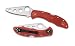 Spyderco Delica 4 Trainer Red Folding Knife