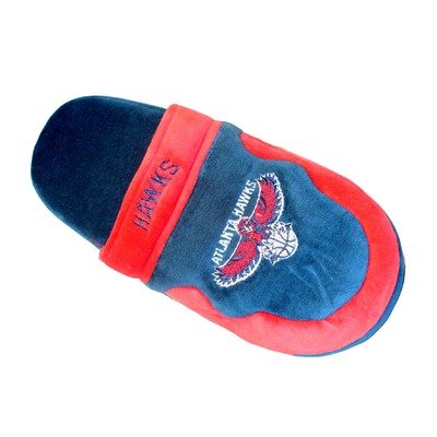 Atlanta Hawks Scuff Slipper Size: 5.5, Color: Dark Blue / Red
