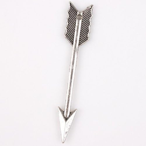 Charms Arrow Tags Antique Silver Alloy Charms Fit Craft Making(15pcs)