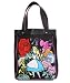 Disney Alice in Wonderland - Flower Garden Black Tote Bag