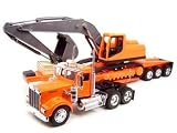 1/32 Scale Diecast Peterbilt 379 Construction Trailer