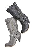 Avenue Plus Size Timberly Studded Slouch Boot (Wide Width)