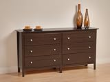 Prepac Furniture Berkshire Six Drawer Dresser